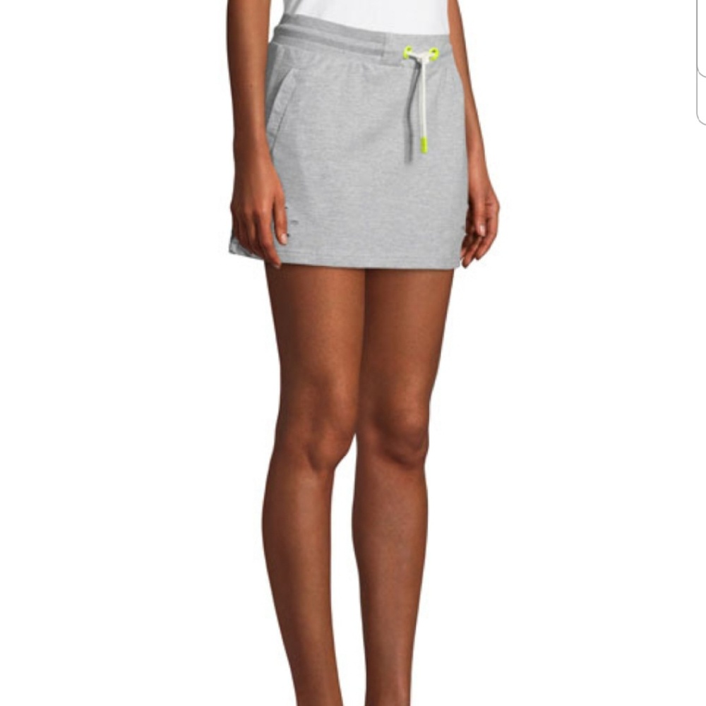 Sam Edelman Drawstring Performance Skirt With Rips - Picture 2 of 8